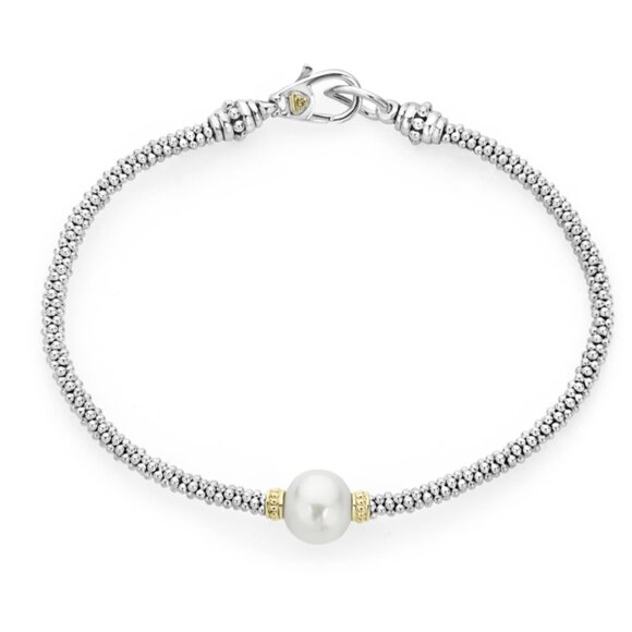 LAGOS Jewelry - Single Pearl Caviar Bracelet | 3mm from Lagos Sz M+(7.5)